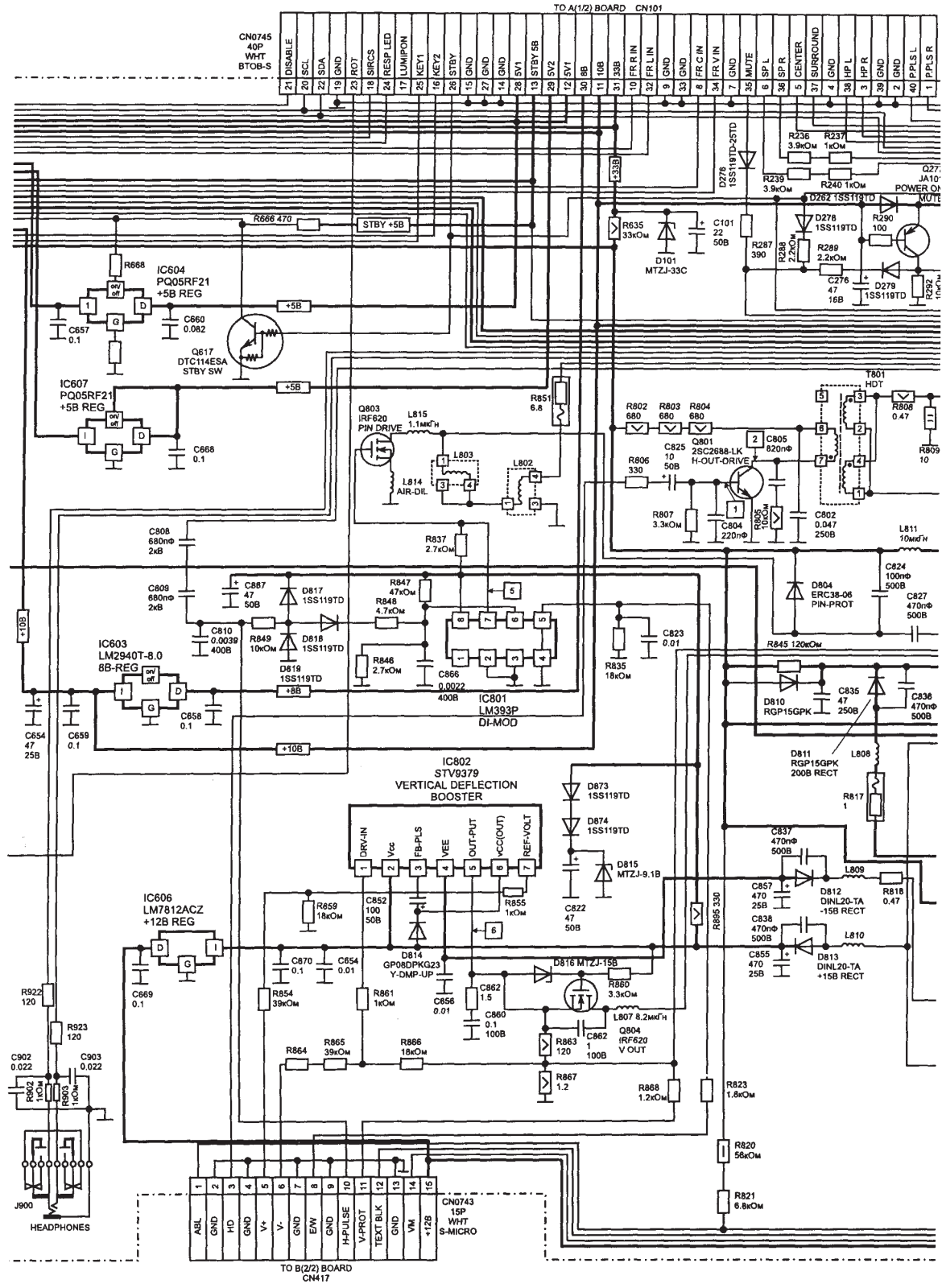 SONY KV28S4R Schematics List 19