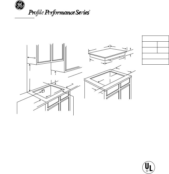 GE JP930SASS Specification