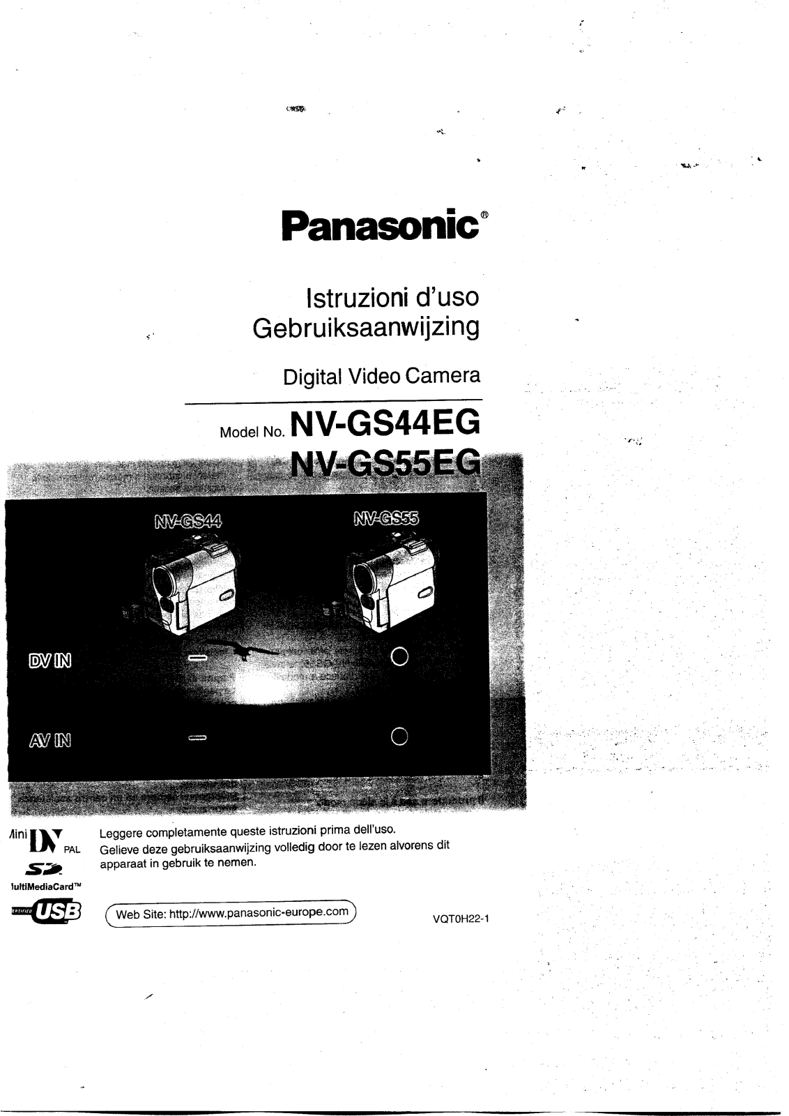 Panasonic NV-GS44EG, NV-GS55EG User Manual