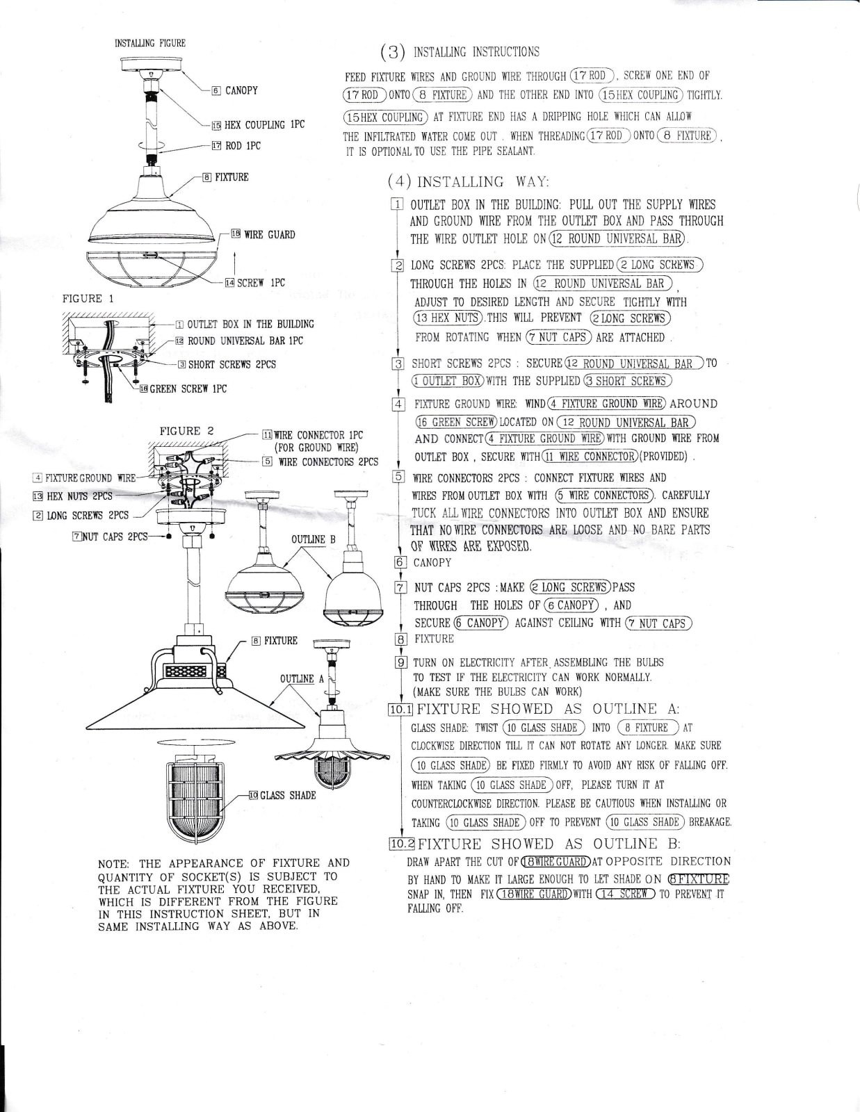 Millennium Lighting MNLT2005 Installing Instructions - ManualMachine.com