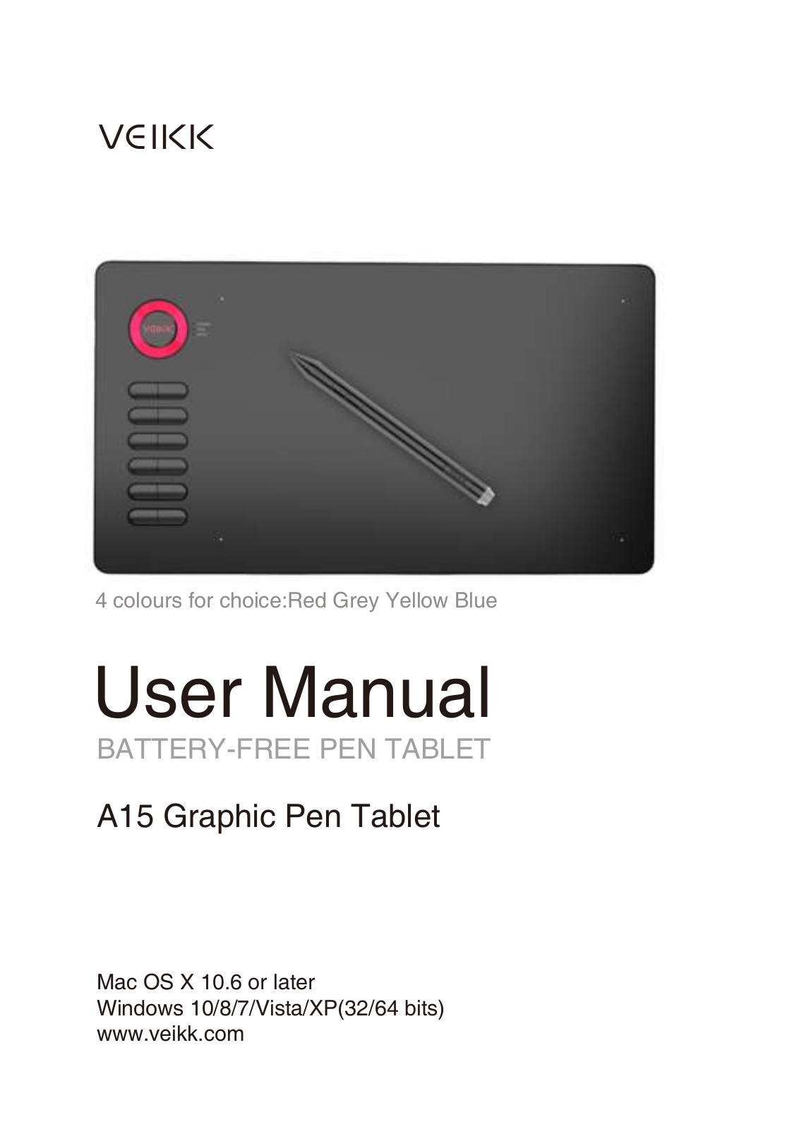 Veikk A15 User Manual