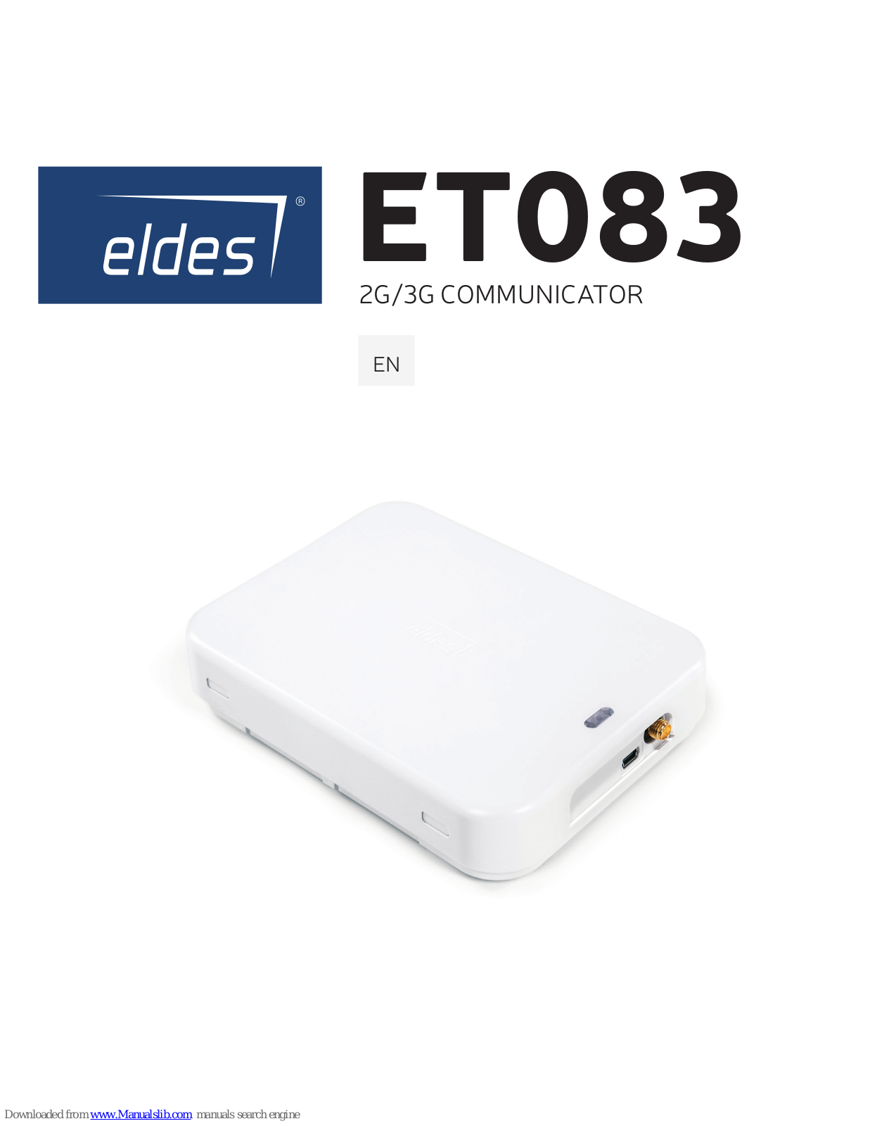 Eldes ET083 User Manual - ManualMachine.com