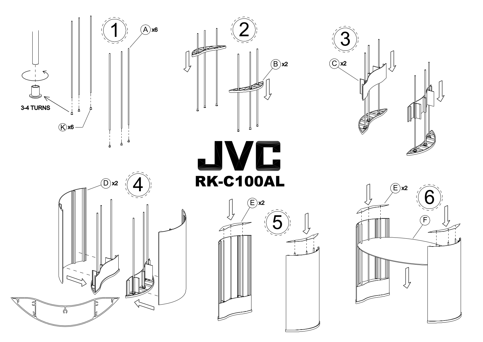 JVC RK-C100AL User Manual