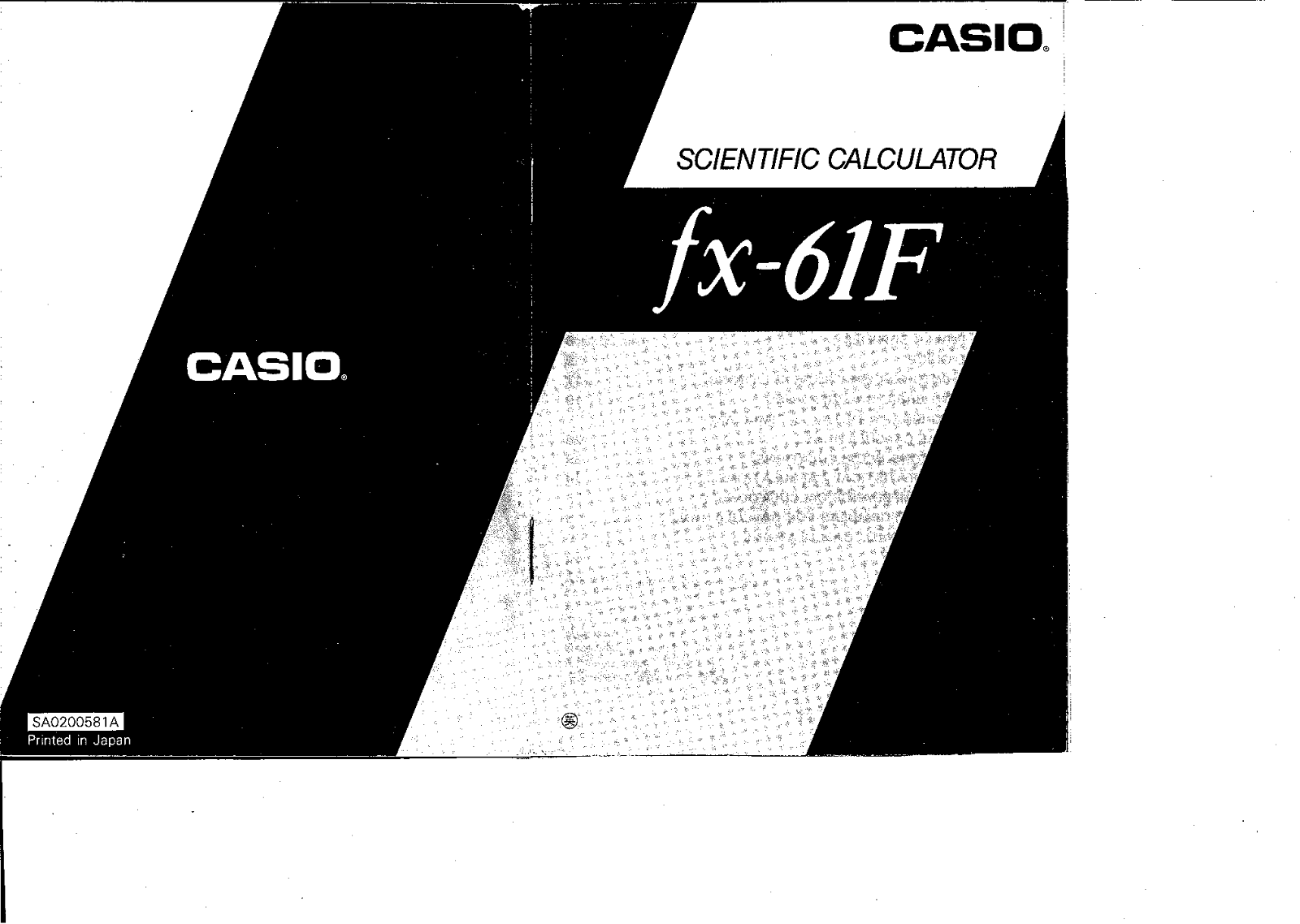 Casio FX-61F User Manual