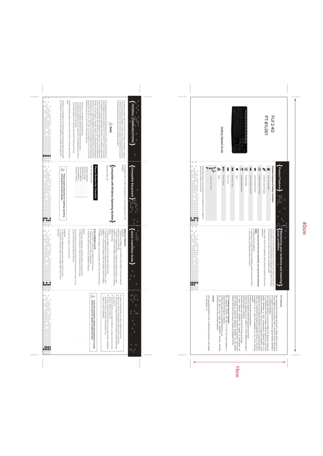 Paten Wireless Technology PT 81L001 User Manual