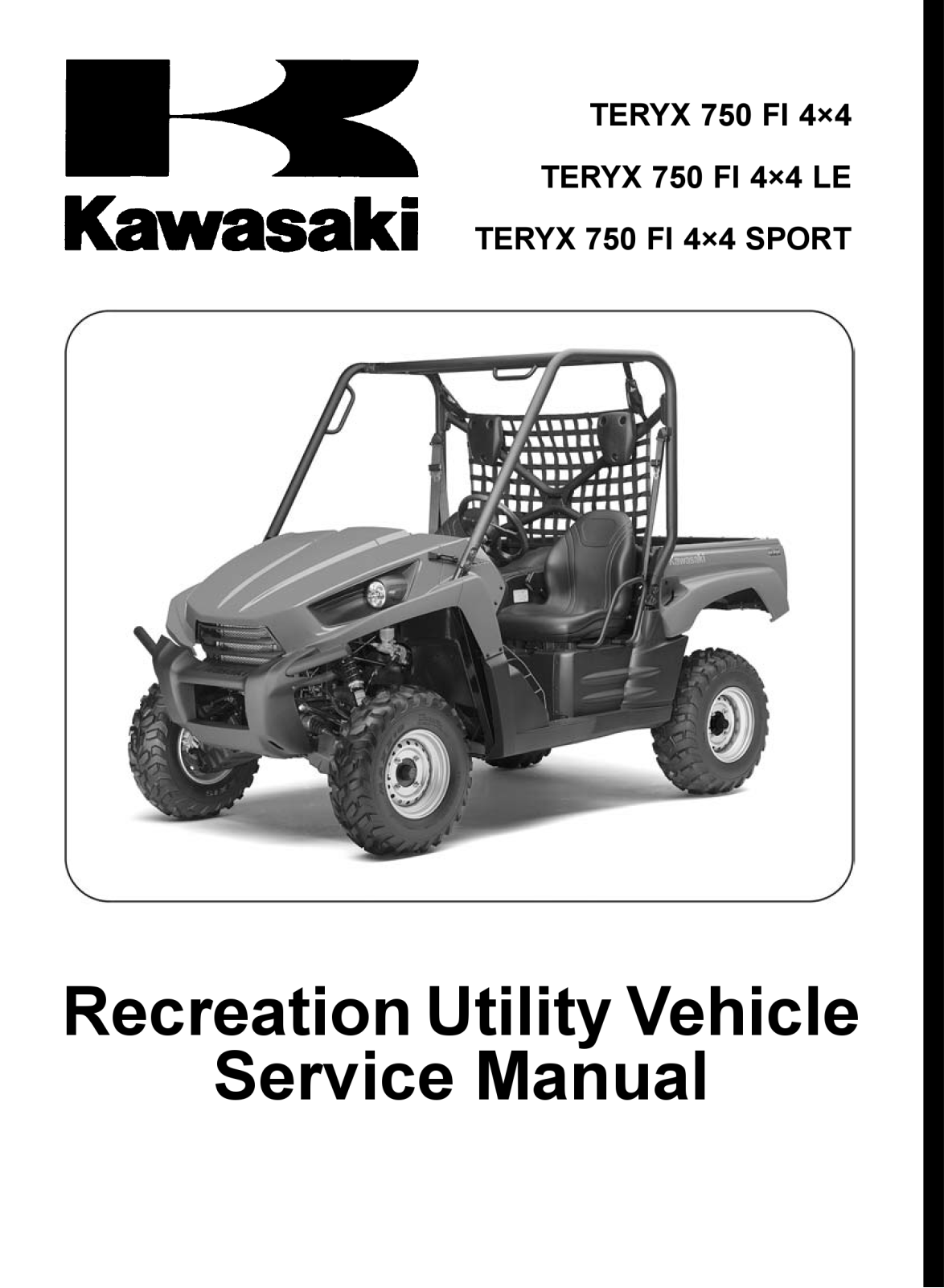 Kawasaki TERYX 750 FI 4×4 LE Service Manual