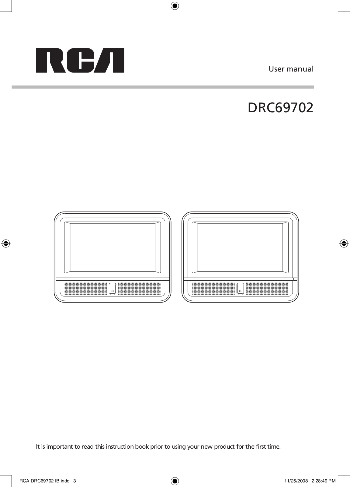 RCA DRC69702 User Manual