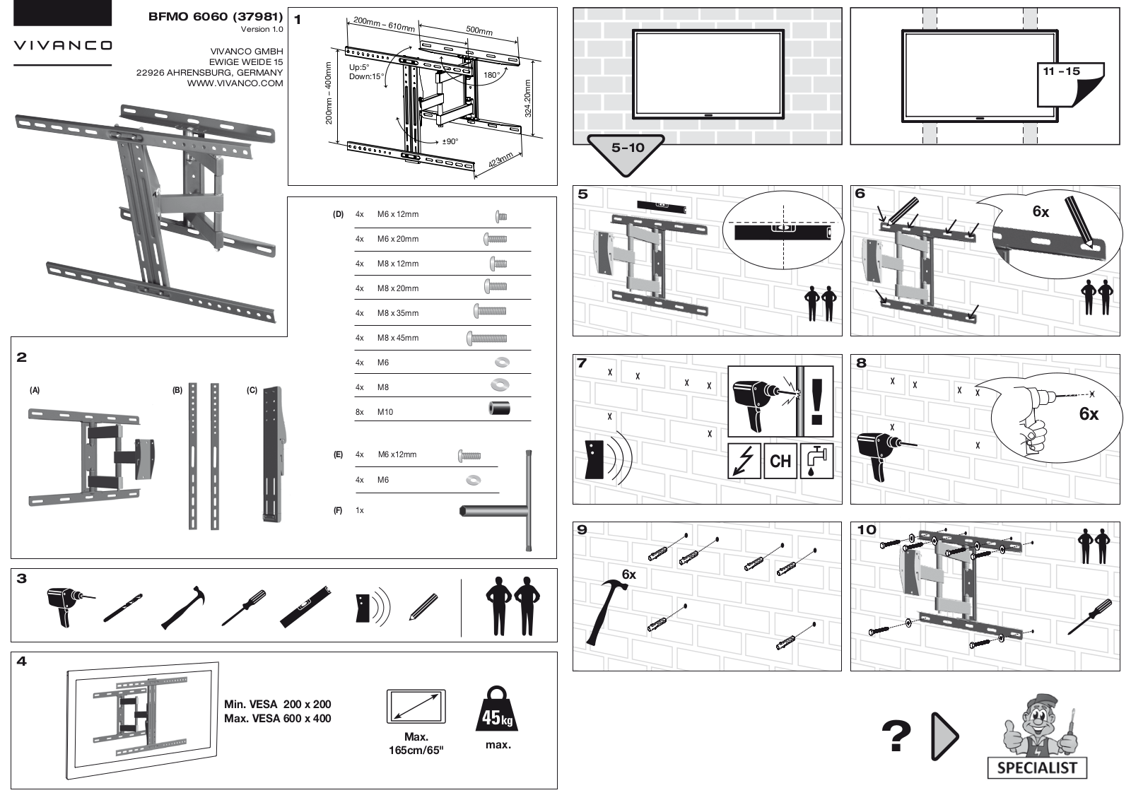 Vivanco BFMO 6060 User Manual