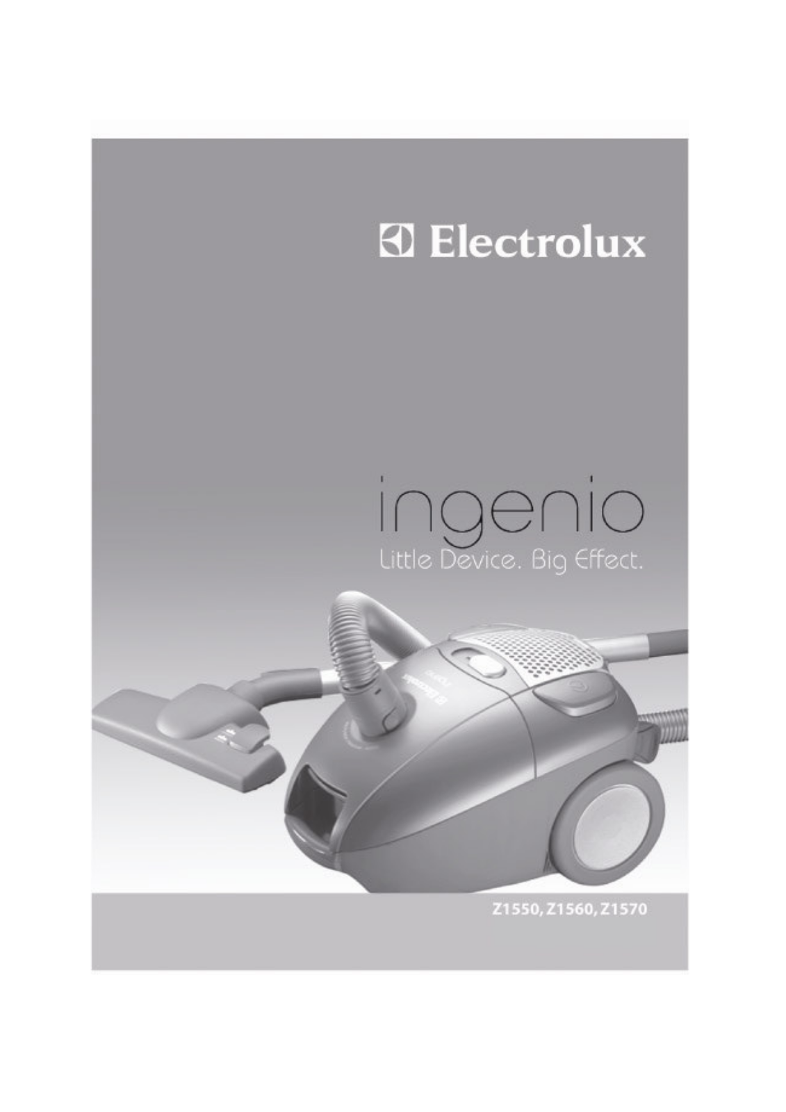Electrolux Z1550, Z1560, Z1570 User Guide