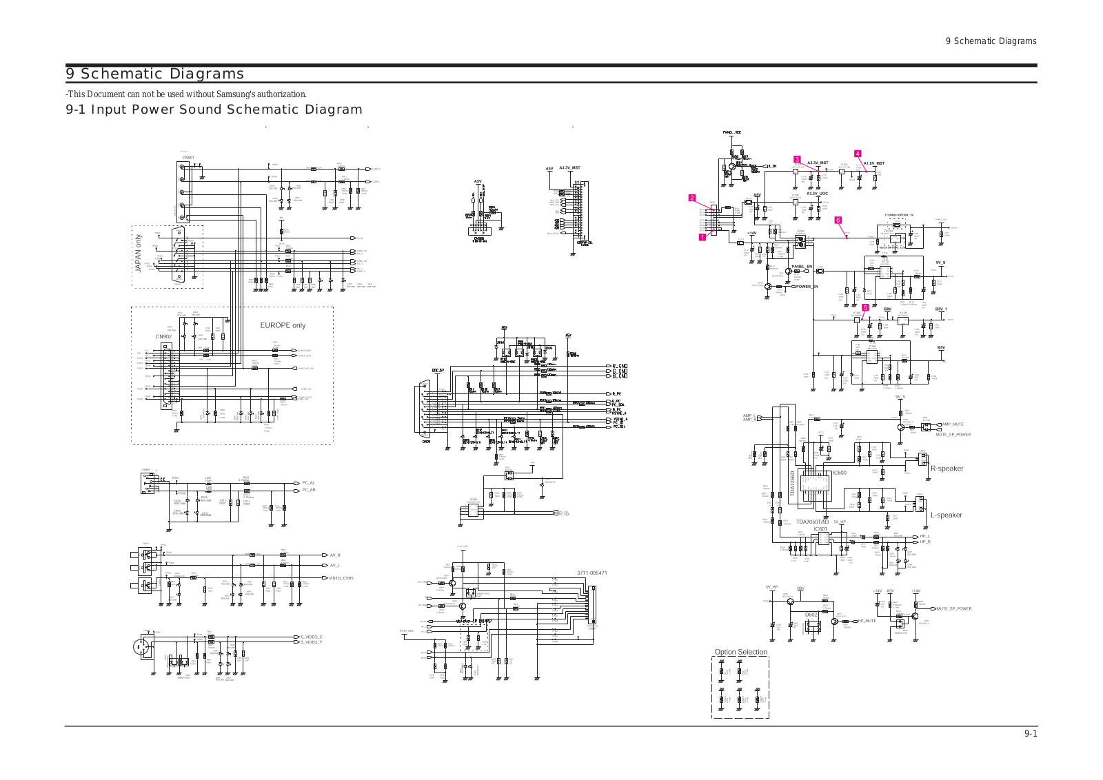 Samsung LW20M22CP 15 Schematic Diagram