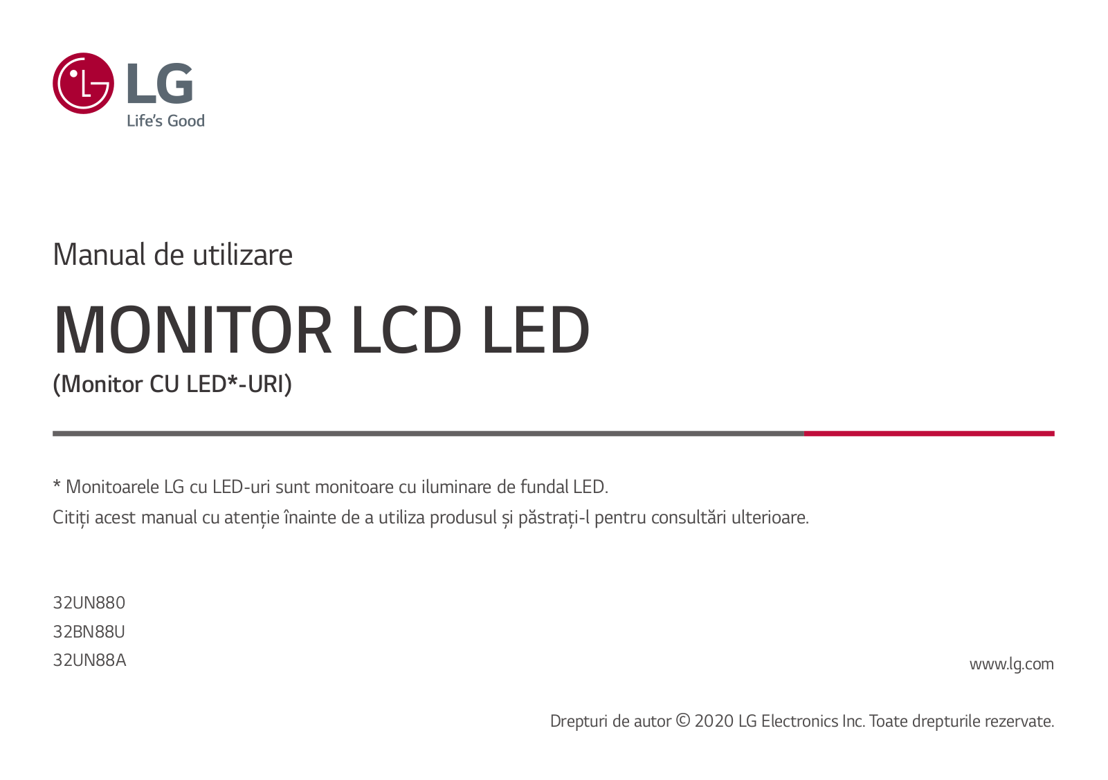 LG 32UN880-B Owner's Manual