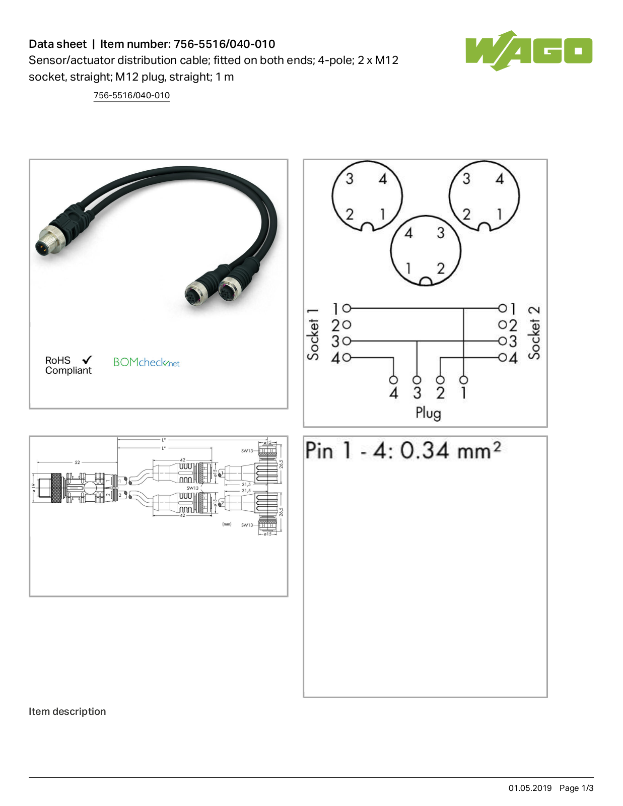 Wago 756-5516/040-010 Data Sheet