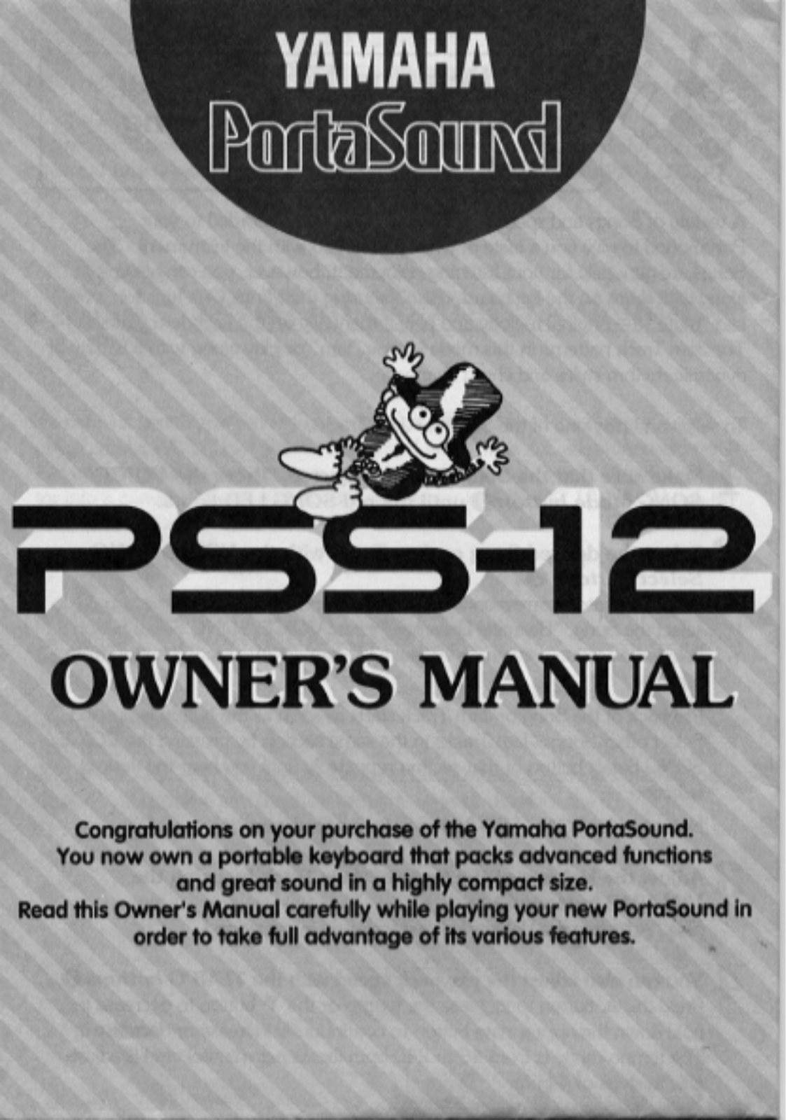 Yamaha PSS12E, PSS12 User Manual