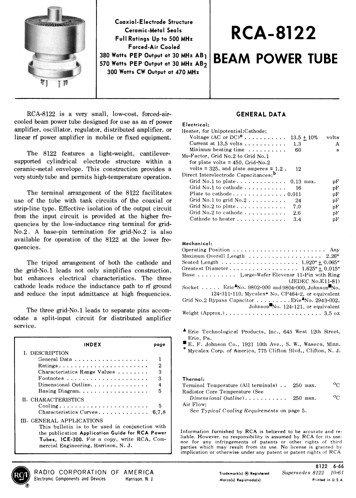 Datasheet 8122 Specification - ManualMachine.com