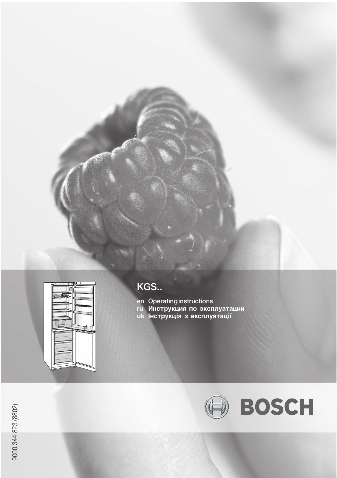 Bosch KGS 36 X26 User Manual