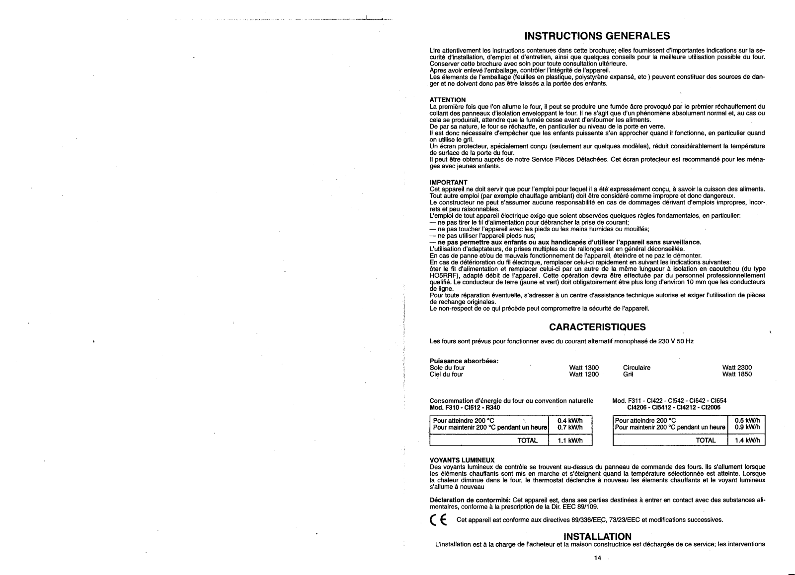CANDY F242LA, F242TE, F243 CN User Manual - ManualMachine.com