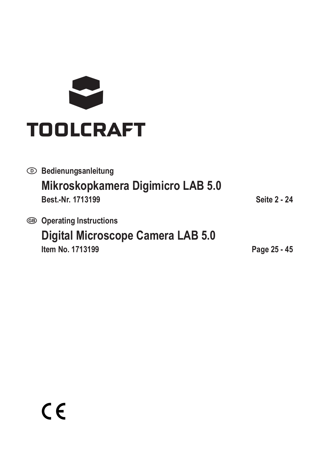 TOOLCRAFT LAB 5.0 User guide