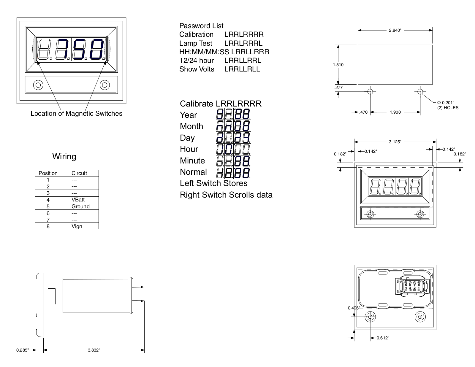 Class1 Digital Clock User Manual