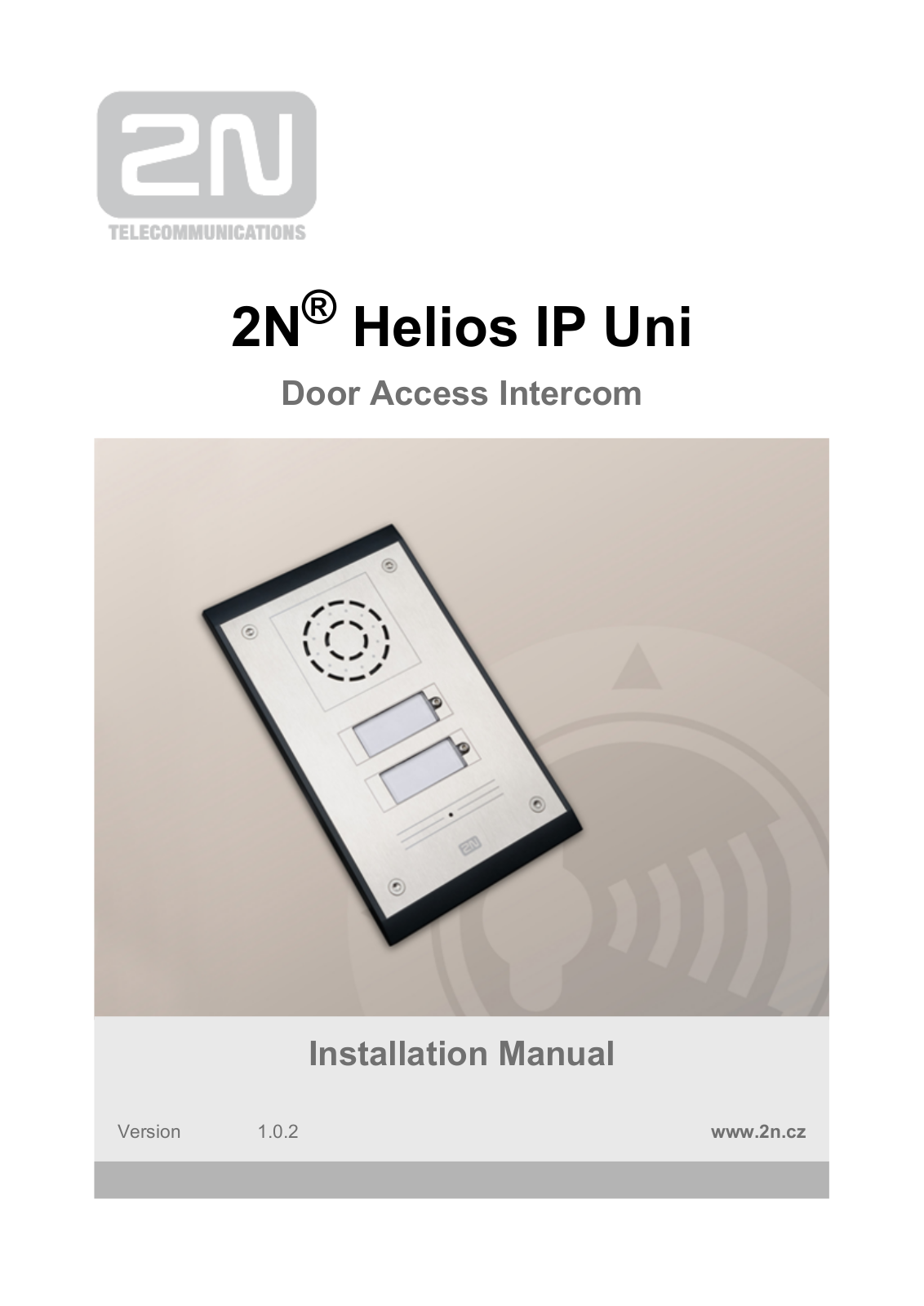 2N Helios IP Uni User Manual