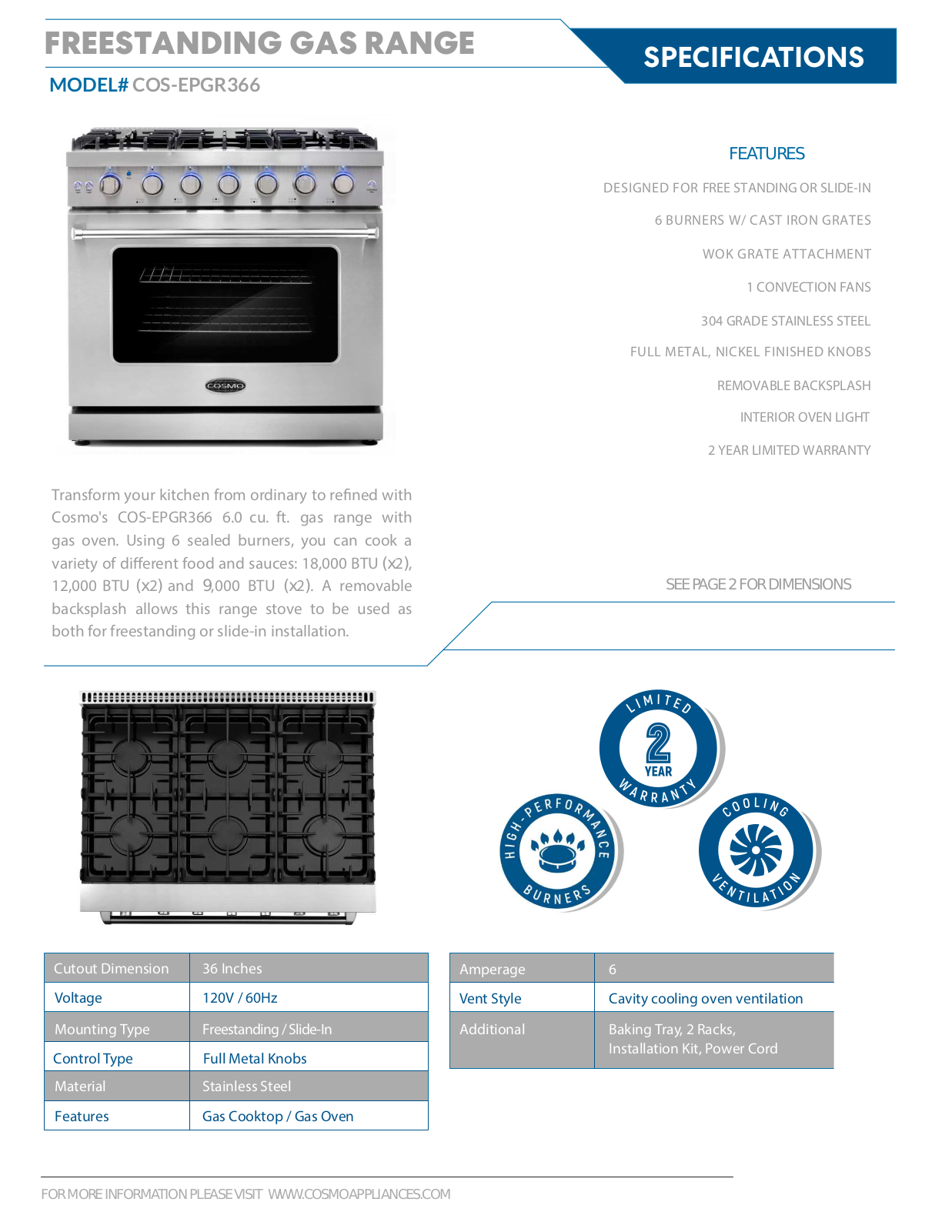 Cosmo DVRD1083 Specifications - ManualMachine.com