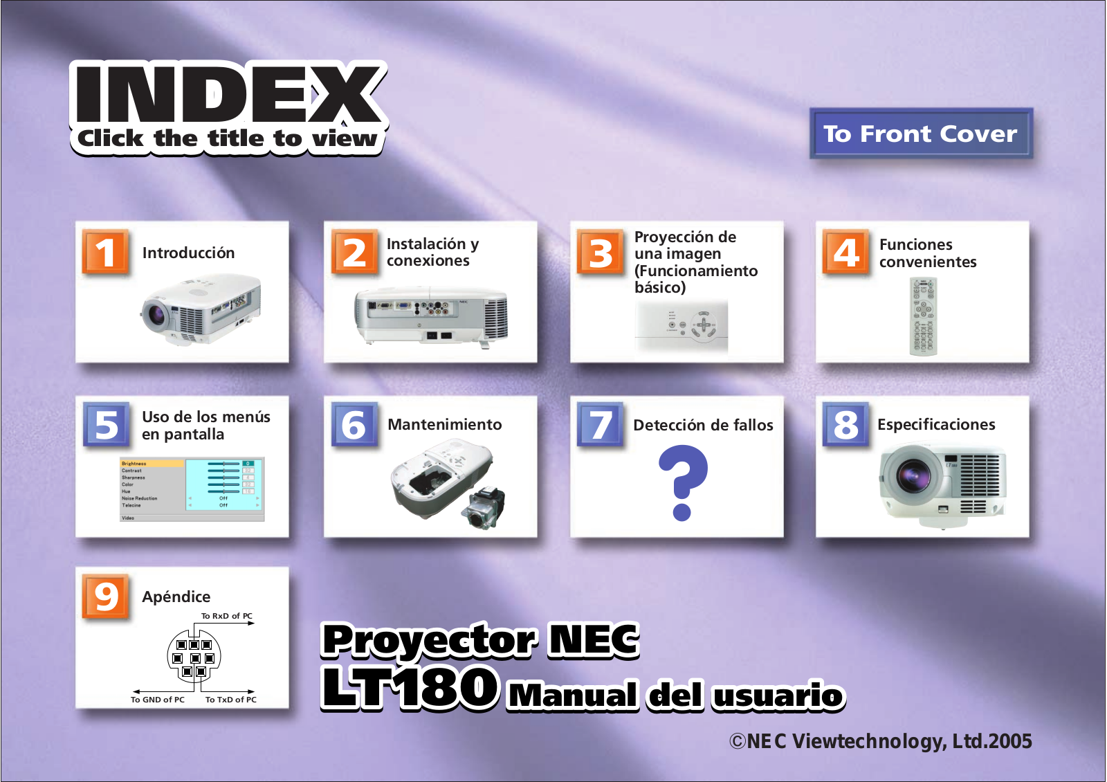 NEC LT180 User's Manual