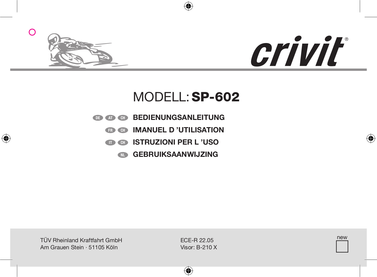 Crivit SP-602 User Manual