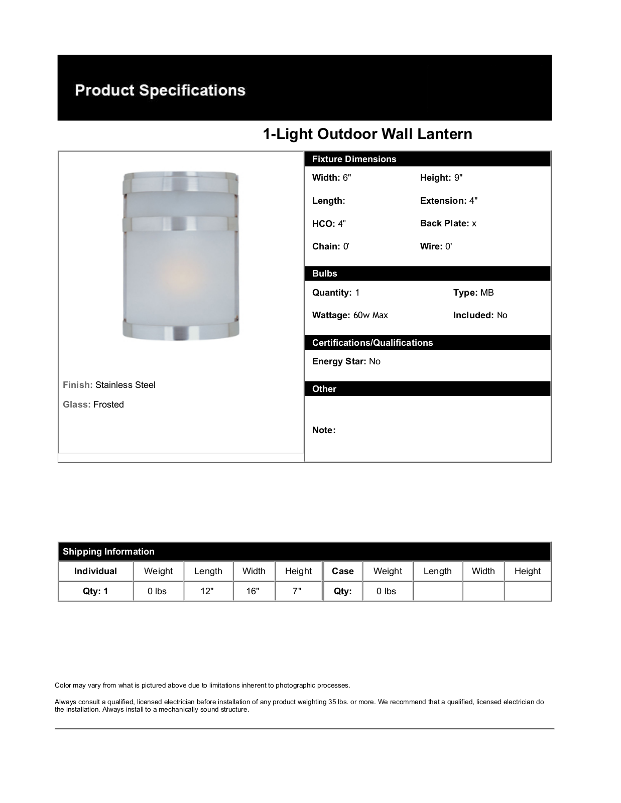 Wade Logan W002990103 Specifications - ManualMachine.com