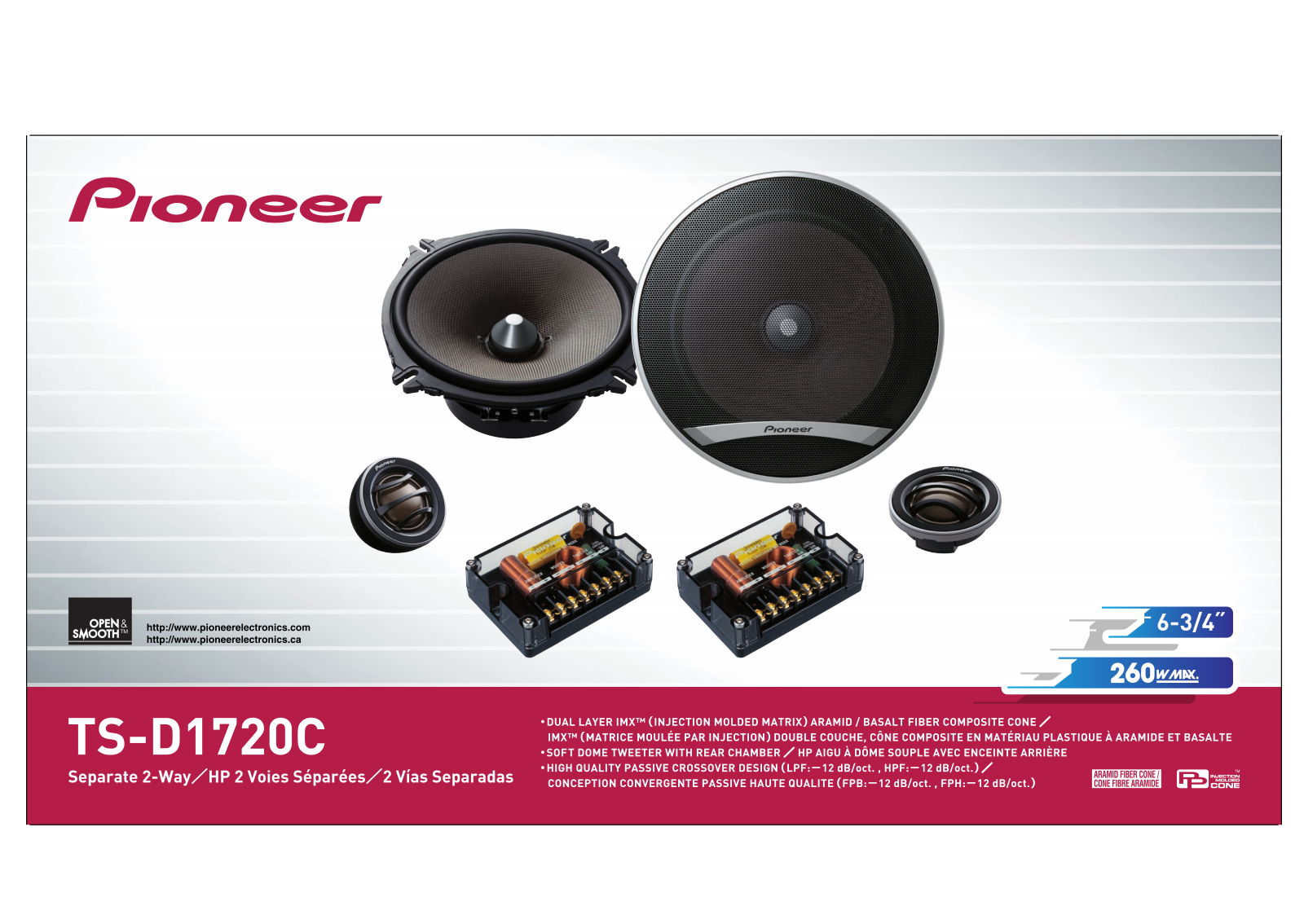 Pioneer TS-D1720C Quick Start Manual