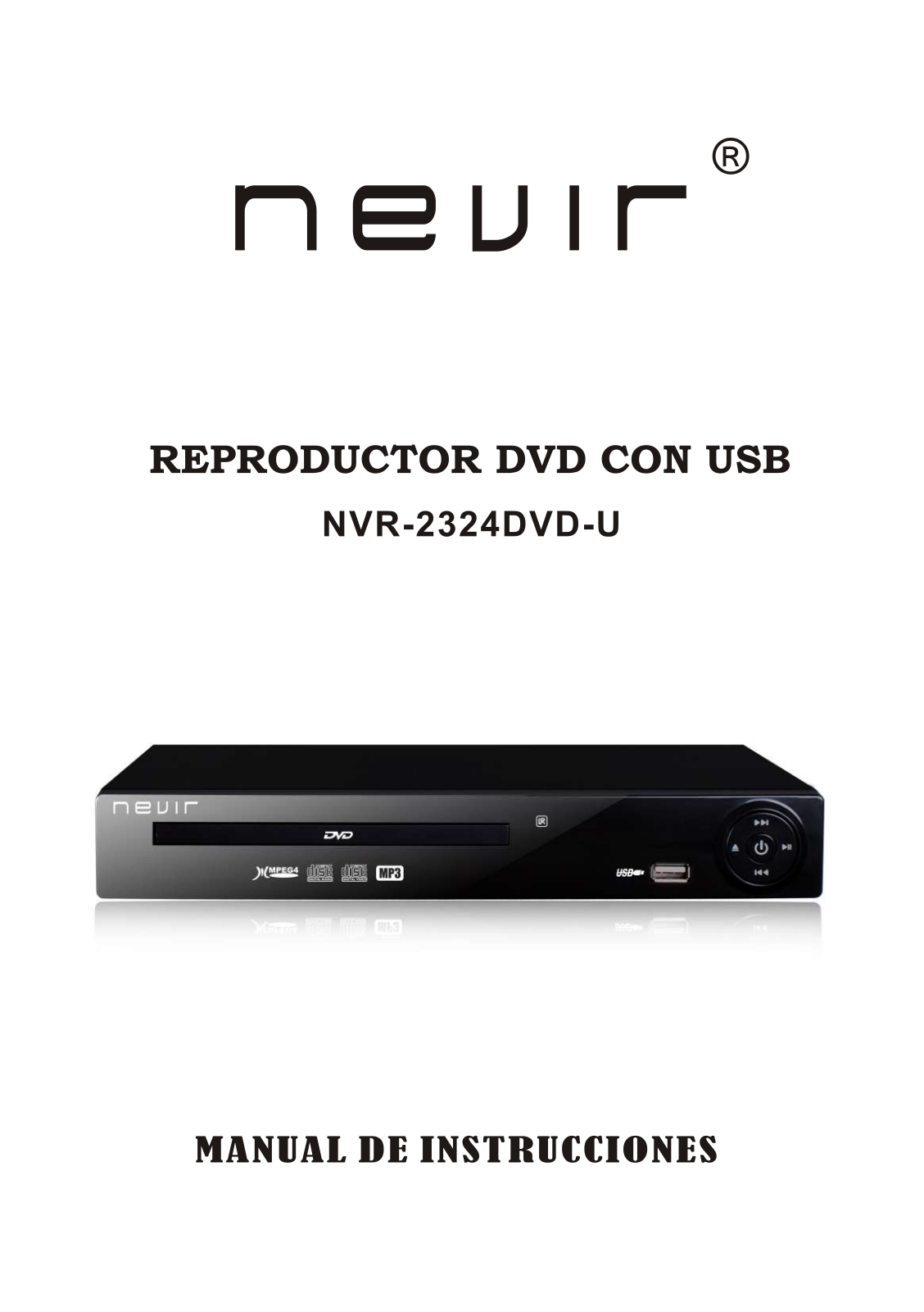 Nevir NVR-2324 DVD-U User Manual