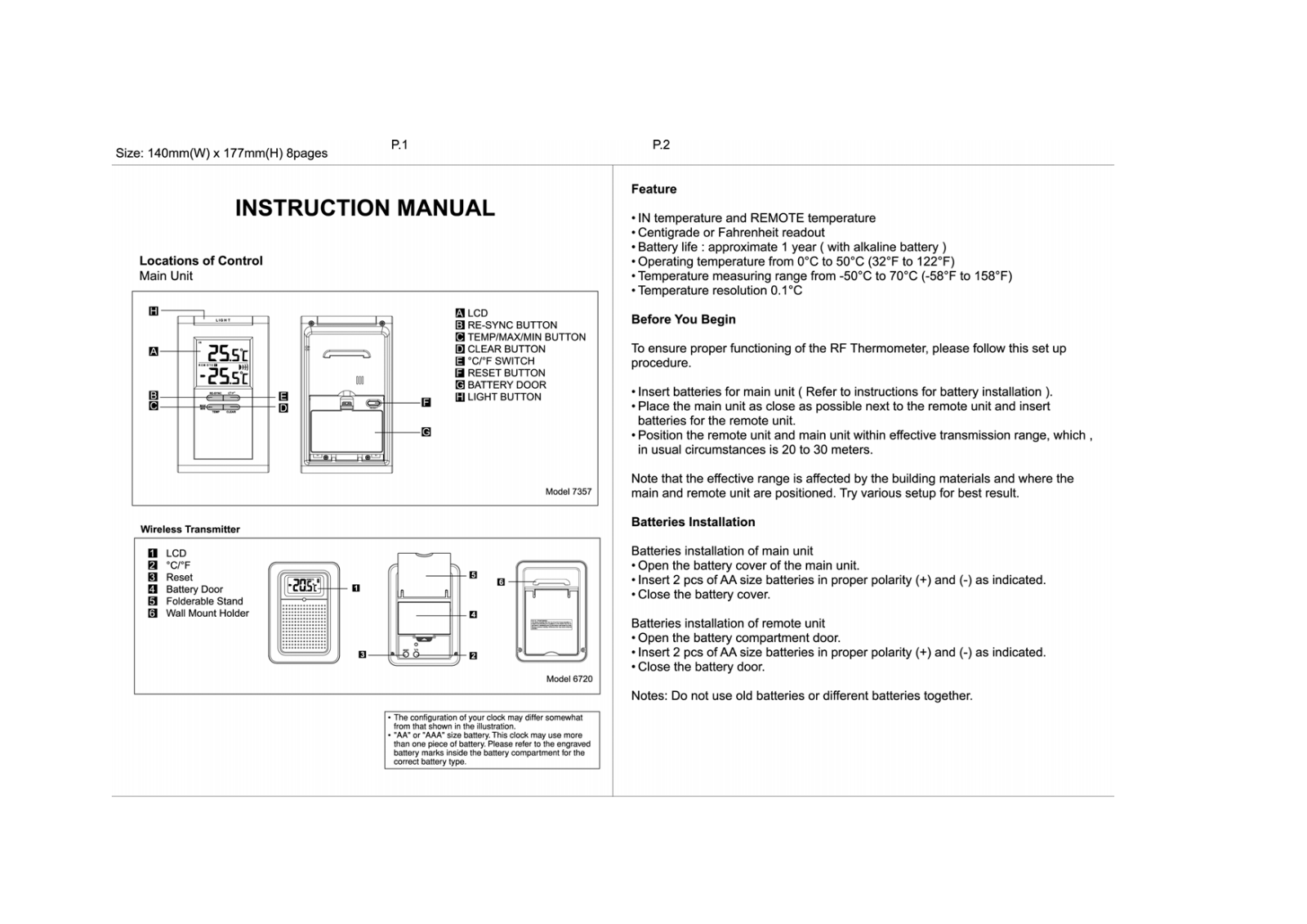 Electronics Tomorrow 735791102 User Manual