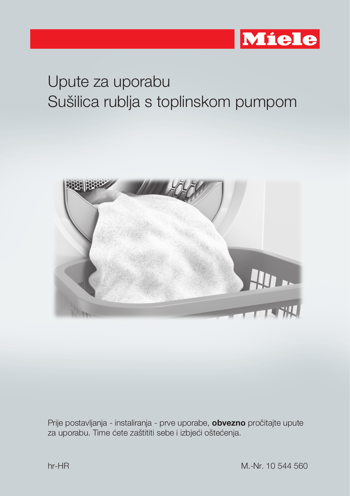 Miele TKB 155 WP Active User manual