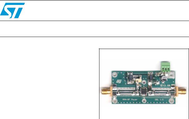 ST TDR020V1 User Manual