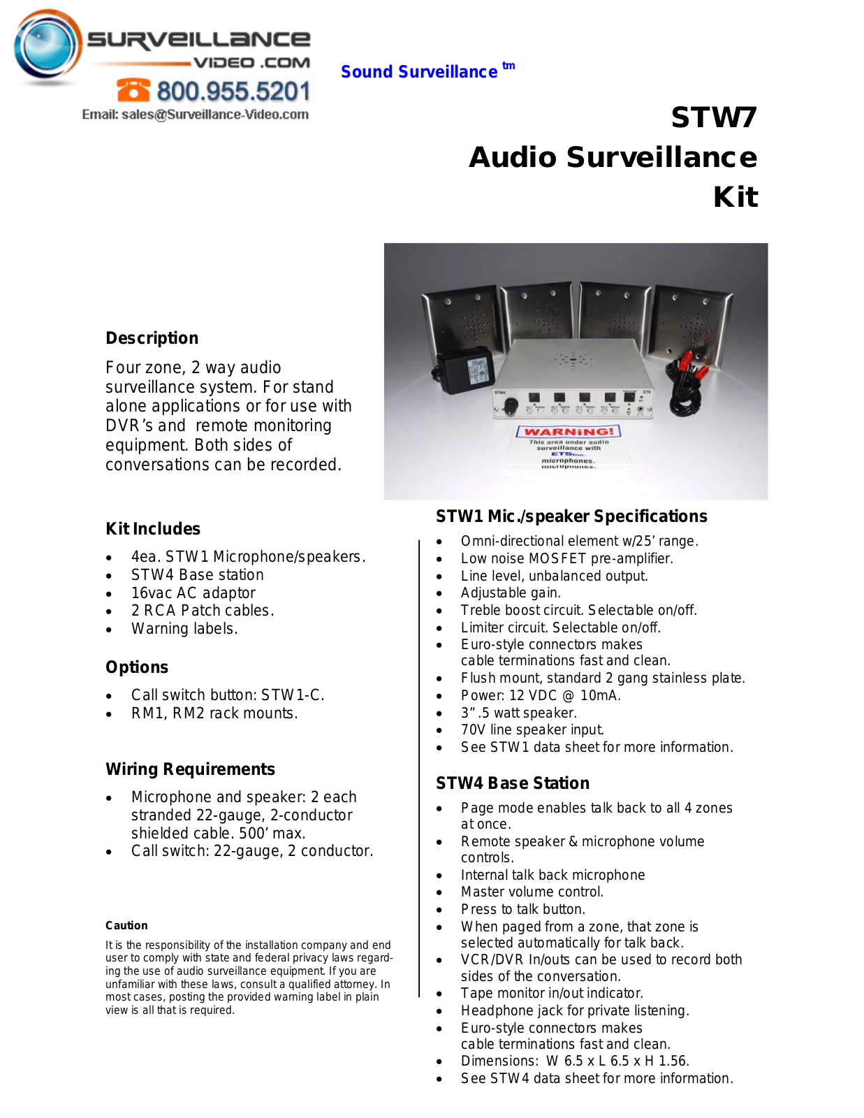 ETS STW7 Specsheet