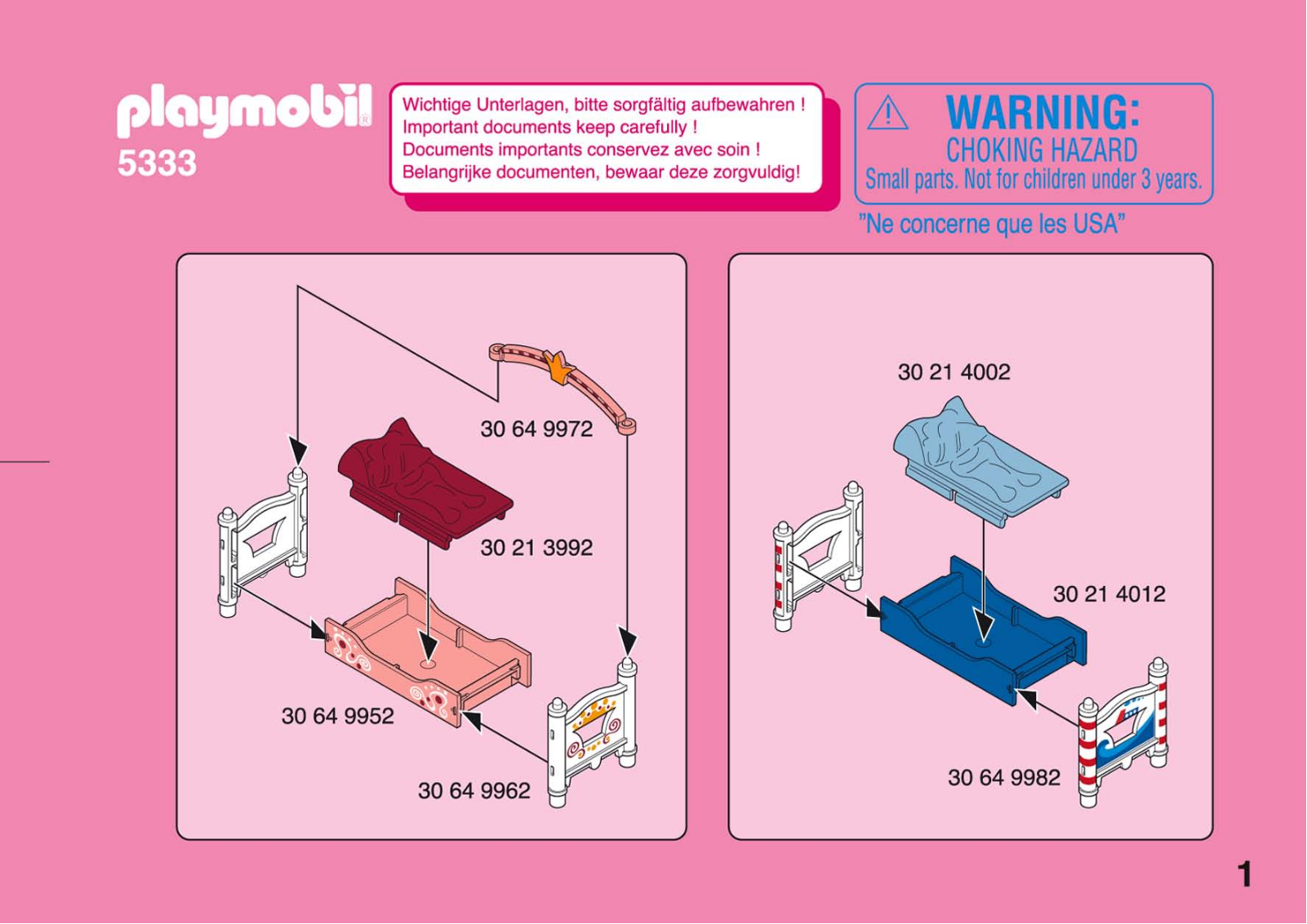 Playmobil 5333 Instructions