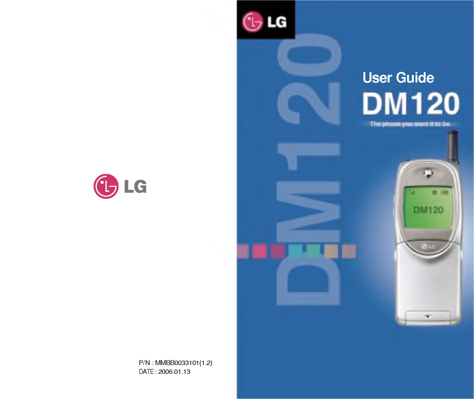 LG LGDM120 User Manual