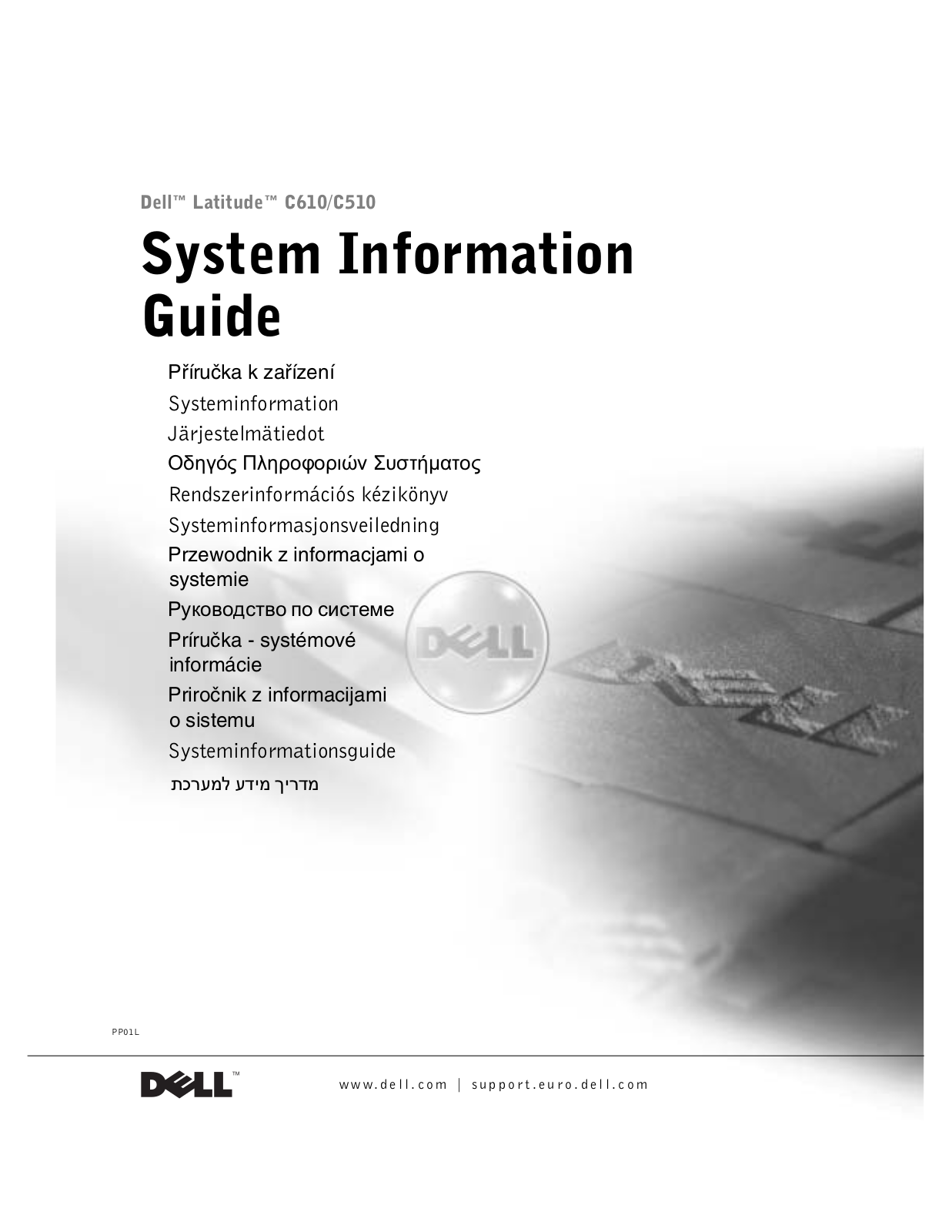 Dell LATITUDE C510, LATITUDE  C610 User Manual