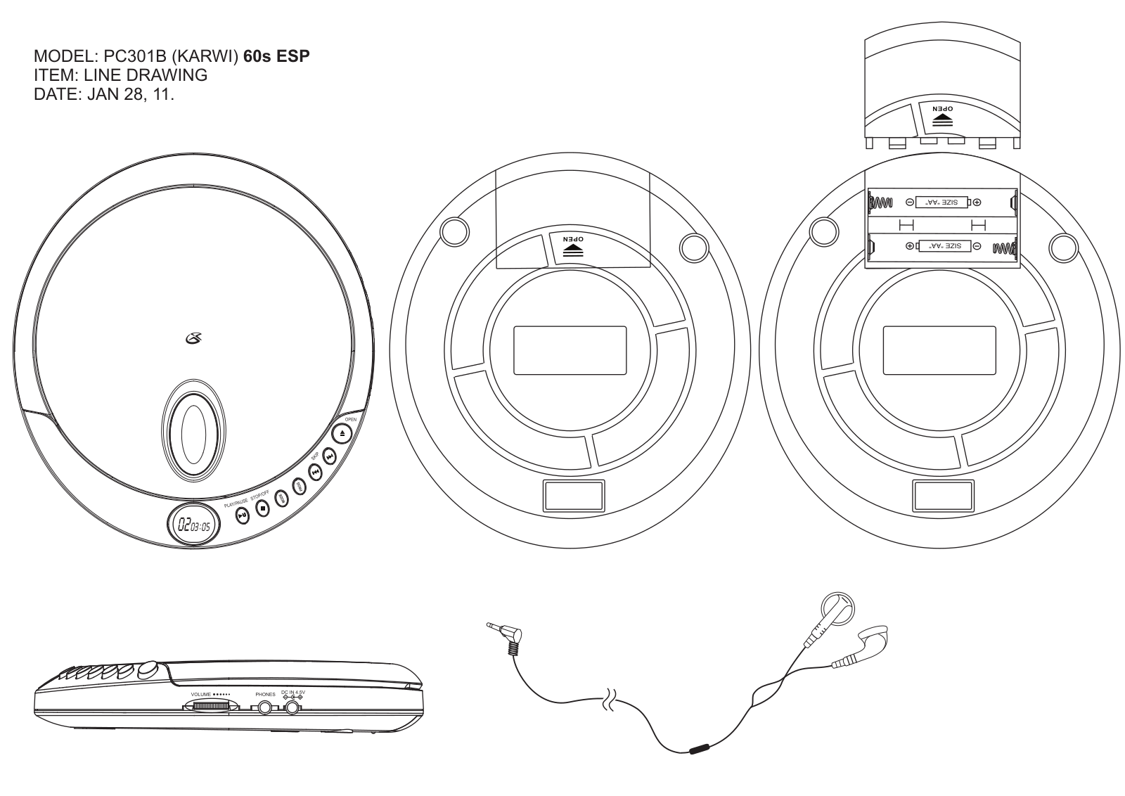 GPX PC301B User Manual