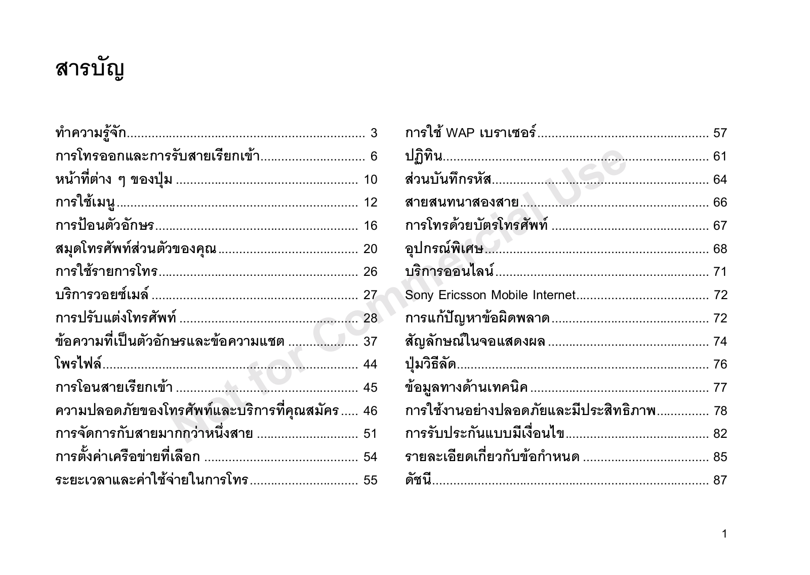 Sony ericsson T600 User Manual