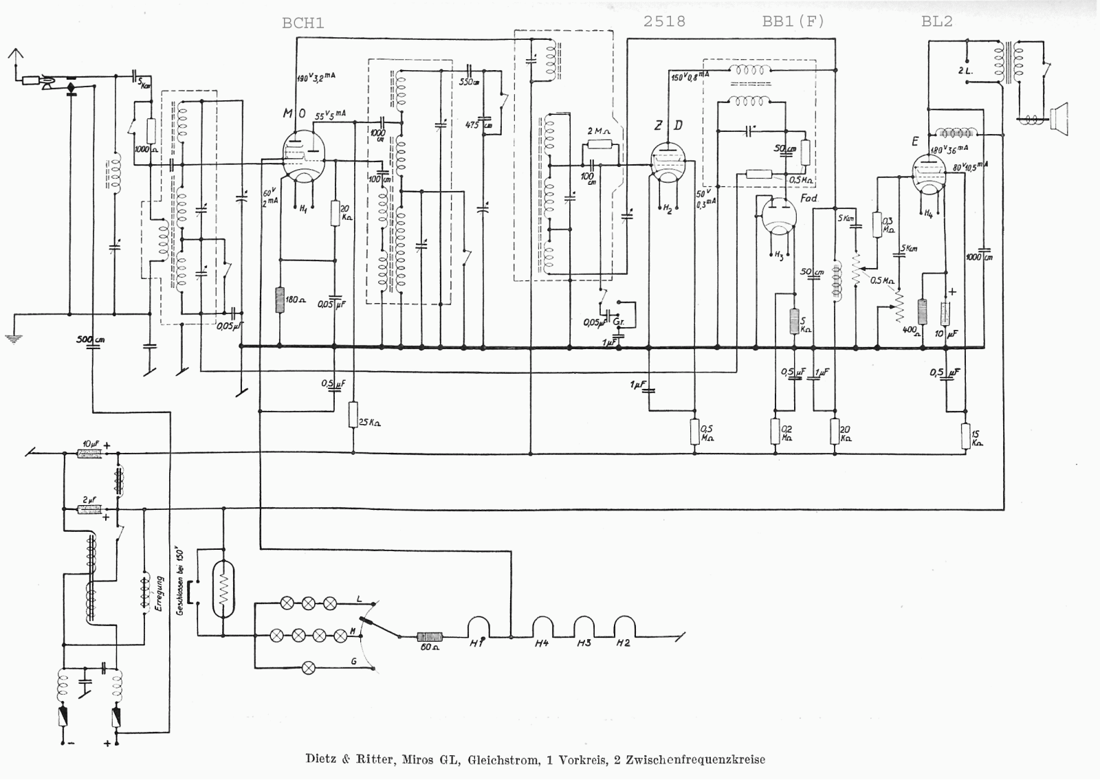 Korting Mirosgl Schematic