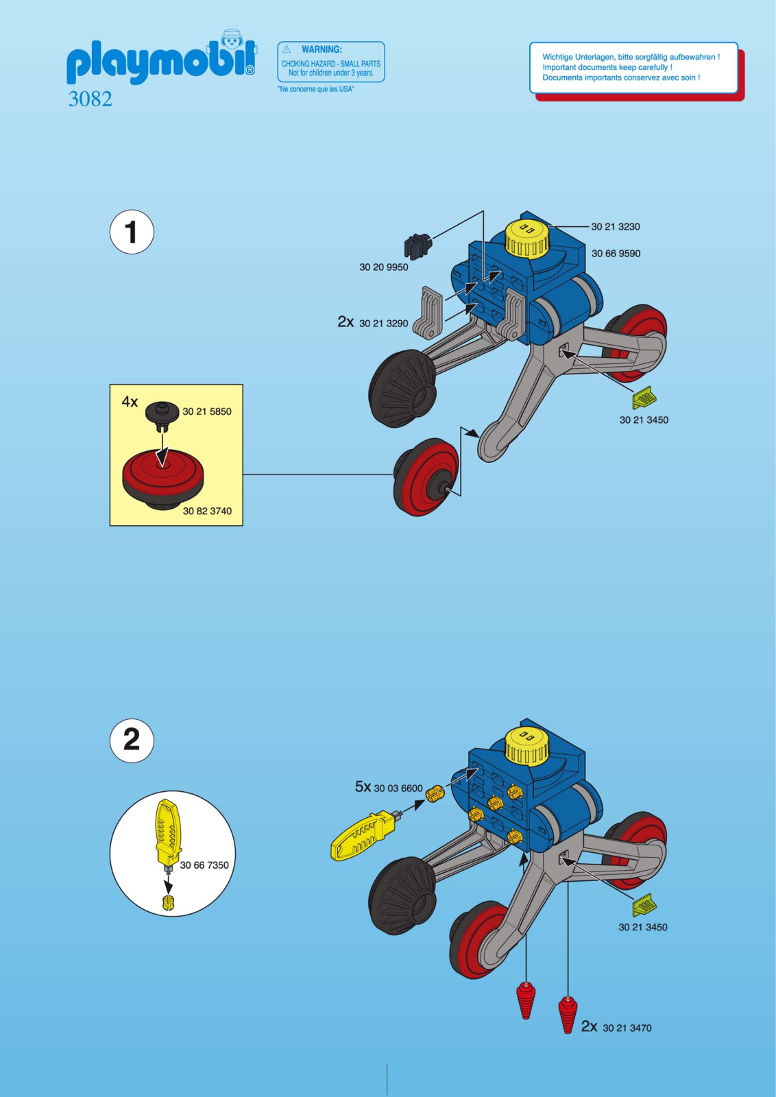 Playmobil 3082 Instructions