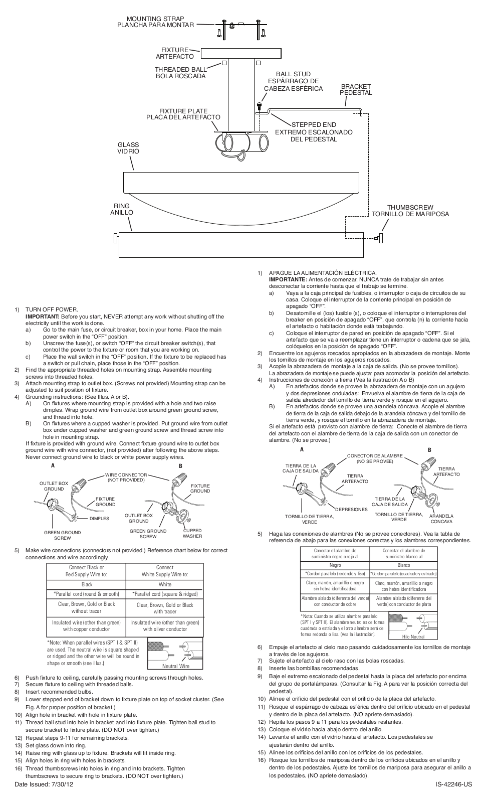 Kichler 42246 User Manual