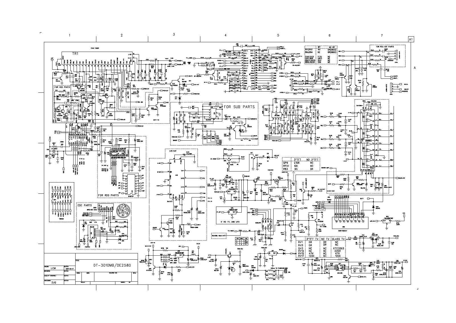 Mystery MMD-997BS CIRCUIT DIAGRAM