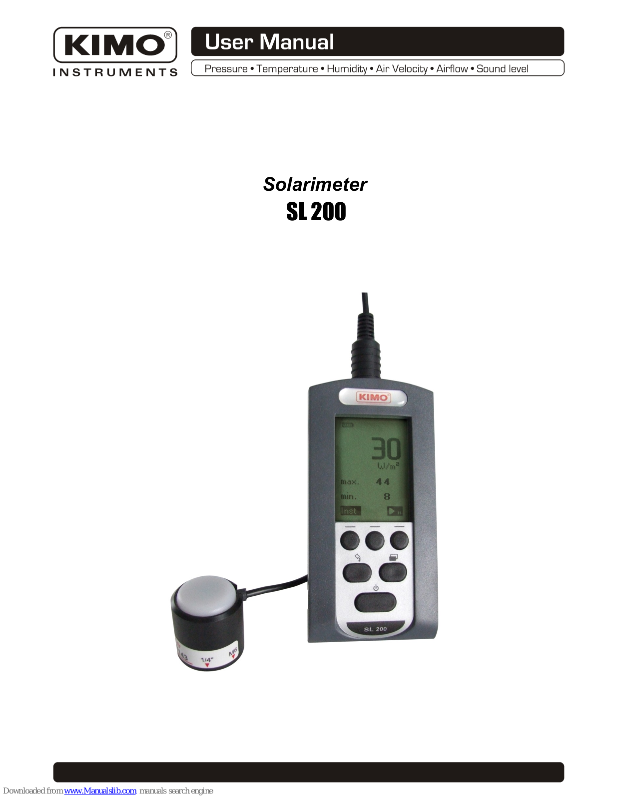 Kimo SL200 User Manual - ManualMachine.com