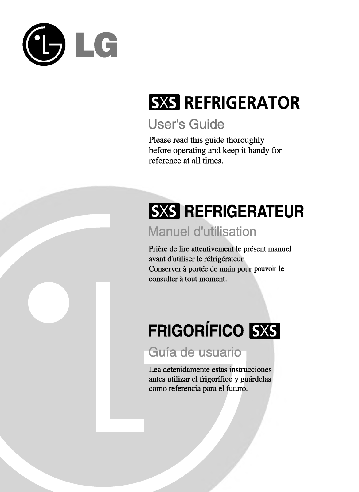 LG GRL2174 User Manual