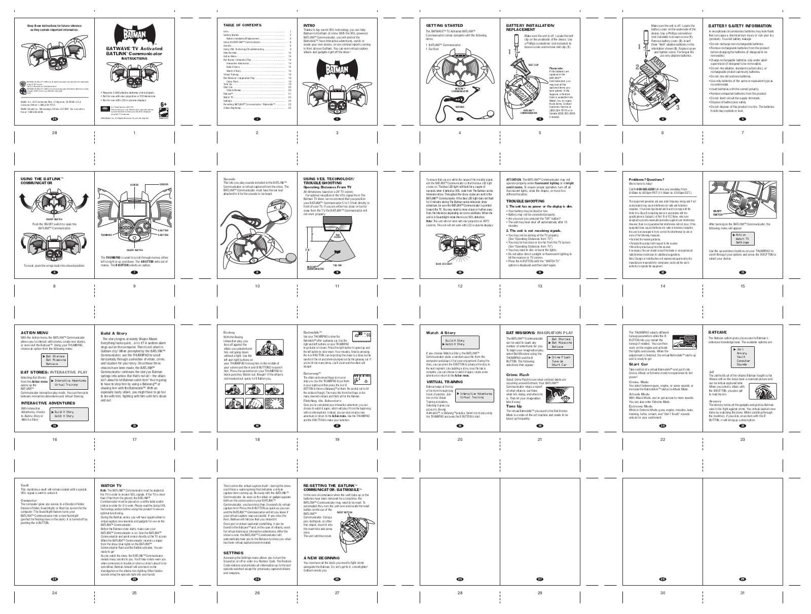 Fisher-Price B9908 Instruction Sheet