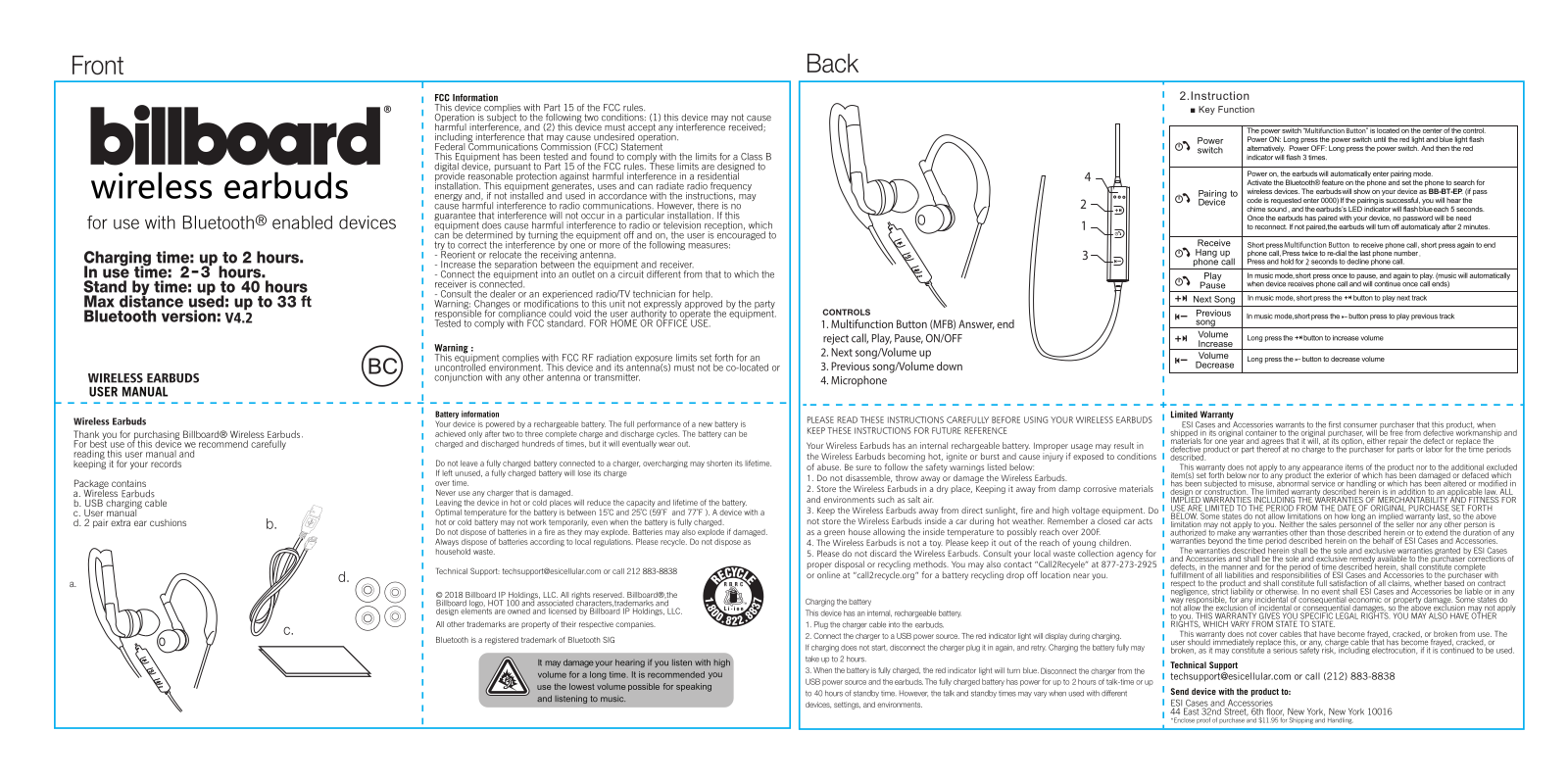 ESI Cases and Accessories MG508 User Manual