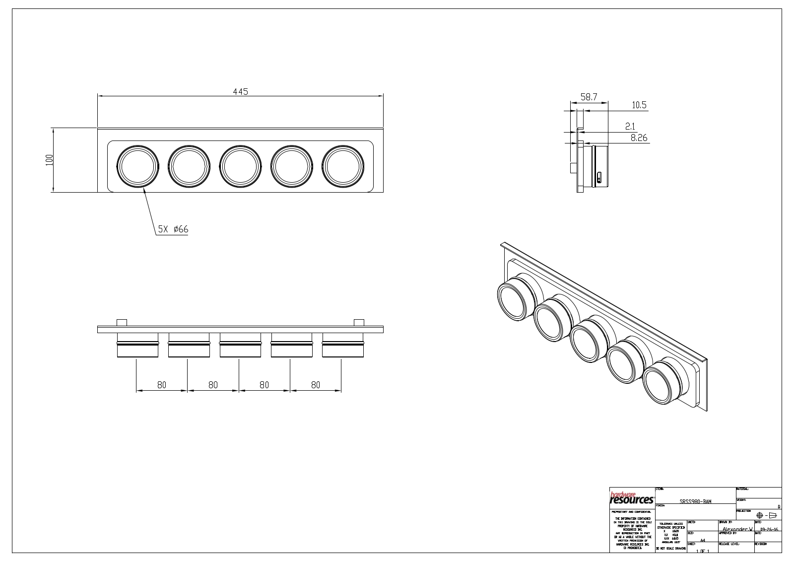Hardware Resources HWSC1681 Dimensions - ManualMachine.com