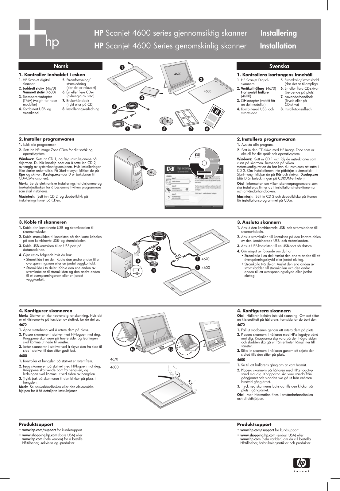 Hp SCANJET 4600, SCANJET 4670 User Manual