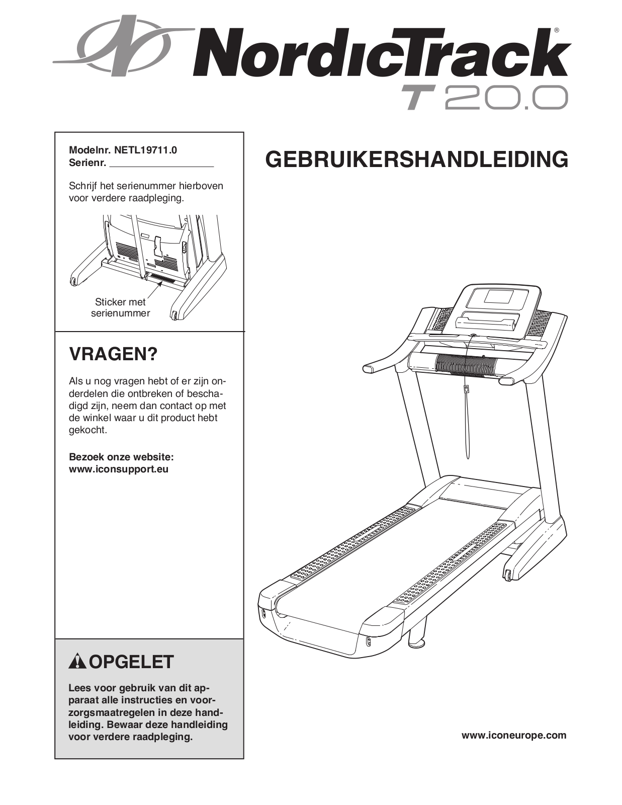 NordicTrack NETL197110 Owner's Manual