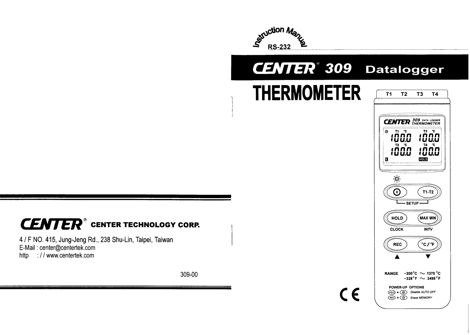 Center 309 User manual